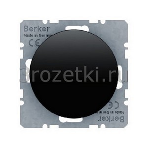 3rozetki.ru - Berker - R - [10092045] Заглушка (чёрный глянец).