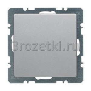 3rozetki.ru - Berker - Q - [10096084] Заглушка (алюминиевый бархат).