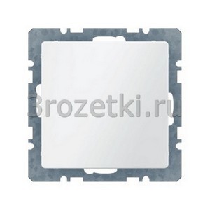 3rozetki.ru - Berker - Q - [10096089] Заглушка (белый бархат).