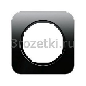 3rozetki.ru - Berker - R.1. - [10112116] Рамка 1 постовая стекло (чёрный глянец).