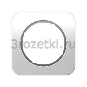 3rozetki.ru - Berker - R.1. - [10112189] Рамка 1 постовая пластик (белый глянец).