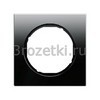 [10112216] Рамка 1 постовая стекло (чёрный глянец) <Berker-R.3.>