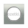[10112274] Рамка 1 постовая металл, вставка белая (алюминий) <Berker-R.3.>
