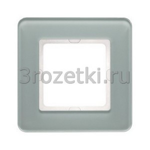 3rozetki.ru - Berker - Q.7. - [10116079] Рамка 1 постовая стекло (белый глянец).