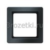 [10116086] Рамка 1 постовая пластик (антрацитовый бархат) <Berker-Q.1.>