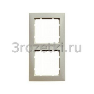 3rozetki.ru - Berker - S.1. - [10128982] Рамка 2 постовая вертикальная/горизонтальная (слоновая кость).