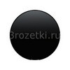 [10192045] Лицевая панель кабельного вывода (чёрный глянец) <Berker-R>