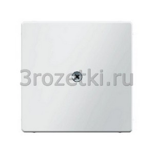 3rozetki.ru - Berker - Q - [10196089] Лицевая панель кабельного вывода (белый бархат).