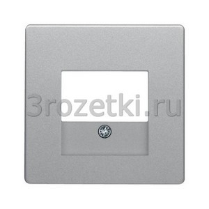 3rozetki.ru - Berker - Q - [10336084] Лицевая панель информационной розетки TAE (алюминиевый бархат).
