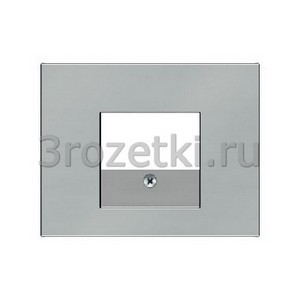 3rozetki.ru - Berker - K.5. - [10357004] Лицевая панель информационной розетки TAE (нержавеющая сталь).