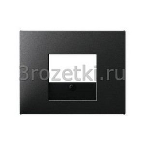 3rozetki.ru - Berker - K.1. - [10357006] Лицевая панель информационной розетки TAE (антрацит).