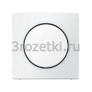 3rozetki.ru - Berker - Q - [11376089] Лицевая панель светорегулятора поворотного (белый бархат).