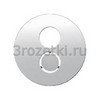 [11962089] Лицевая панель акустической розетки Hi-End ''для колонок'' (белый глянец) <Berker-R>