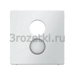 3rozetki.ru - Berker - Q - [11966089] Лицевая панель акустической розетки Hi-End ''для колонок'' (белый бархат).