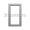 [13096084] Рамка 1 постовая пластик (алюминиевый бархат) <Berker-Q.1.>