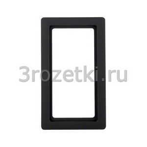 3rozetki.ru - Berker - Q.1. - [13096086] Рамка 1 постовая пластик, с большим вырезом  (антрацитовый бархат).