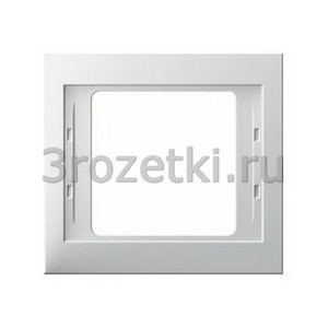 3rozetki.ru - Berker - K.1. - [13137009] Рамка 1 постовая пластик (белый глянец).