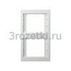 [13237009] Рамка 2 постовая пластик, вертикальная (белый глянец) <Berker-K.1.>
