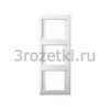 [13337009] Рамка 3 постовая пластик, вертикальная (белый глянец) <Berker-K.1.>