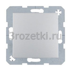 3rozetki.ru - Berker - S.1. - [] Выключатель 1-клавишный перекрестный (алюминий матовый).