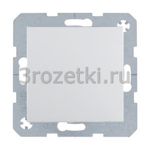 3rozetki.ru - Berker - S.1. - [] Кнопка без фиксации 1-клавишная 1НО (белый матовый).
