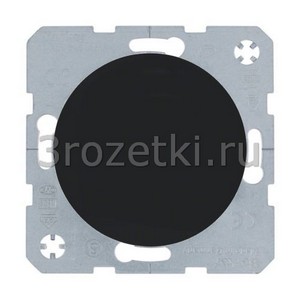 3rozetki.ru - Berker - R - [] Выключатель 1-клавишный перекрестный (чёрный глянец).