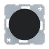 [] Кнопка без фиксации 1-клавишная 1НО (чёрный глянец) <Berker-R>