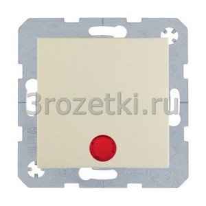 3rozetki.ru - Berker - S.1. - [] Выключатель 1-клавишный проходной с подсветкой (слоновая кость).