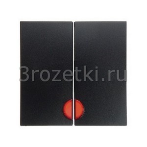 3rozetki.ru - Berker - S.1. - [16271606] Клавиша 2я с линзой подсветки (антрацитовый матовый ).