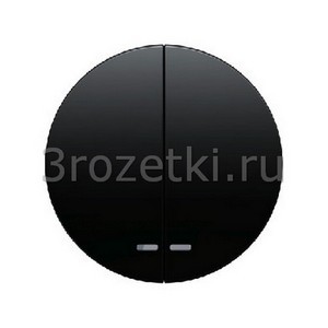 3rozetki.ru - Berker - R - [16272045] Клавиша 2я с линзой подсветки (чёрный глянец).