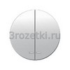 [16272089] Клавиша 2я с линзой подсветки (белый глянец) <Berker-R>