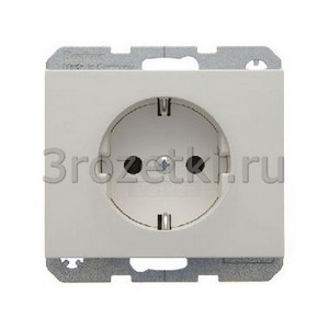 3rozetki.ru - Berker - K.1. - [47157009] Розетка SCHUKO с з/к (белый глянец).