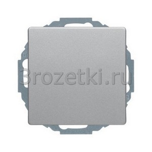 3rozetki.ru - Berker - Q - [47446084] Розетка SCHUKO с з/к, с крышкой (алюминиевый бархат).