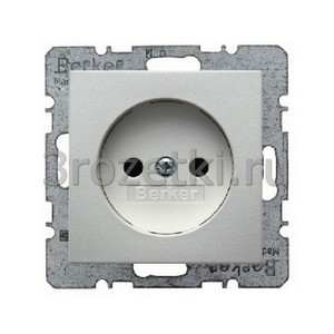 3rozetki.ru - Berker - S.1. - [6167038989] Розетка SCHUKO без з/к (белый глянец).