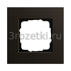 3rozetki.ru - Gira - Esprit - [0211127] Рамкa 1 постовая металл (коричневый).