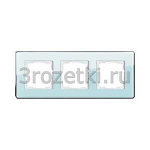 3rozetki.ru - Gira - Esprit - [0213518] Рамка 3 постовая стекло, вертикальная/горизонтальная (салатовый).