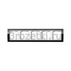 [0215733] Рамка 5 постовая акрил, вертикальная/горизонтальная вставка белая (чёрный) <Gira-Event Clear>