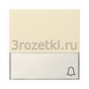 [0679111] Клавиша с полем для надписи 37*47 мм и символом \звонок\-- <Gira>