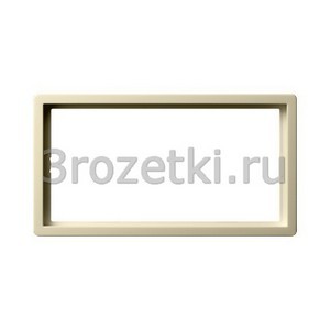 3rozetki.ru - Gira - [1002111] Двойная рамка без перегородки.