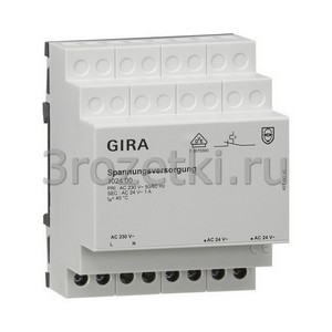 3rozetki.ru - Gira - [102400] Источник питания AC 24V 1A.