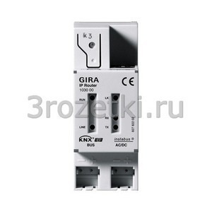 3rozetki.ru - Gira - [103000] IP роутер Instabus KNX/EIB.