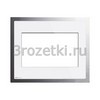 [208012] Рамка KNX/EIB белое стекло/алюминий <Gira>