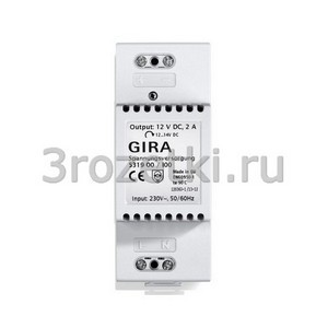 3rozetki.ru - Gira - [531900] Блок питания 12V D/C/2A REG.