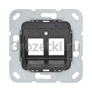 3rozetki.ru - Gira - [560400] Опорное кольцо Modular Jack 4 2 местный.