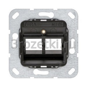 3rozetki.ru - Gira - [560500] Опорное кольцо Modular Jack 5 2 местный.