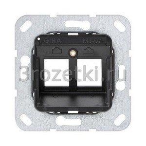 3rozetki.ru - Gira - [560700] Опорное кольцо Modular Jack 7 2 местный.