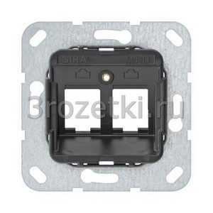 3rozetki.ru - Gira - [560900] Опорное кольцо Modular Jack 9 2 местный.