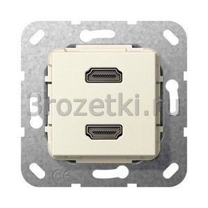 3rozetki.ru - Gira - [567101] Разъем HDMI 2 местн..