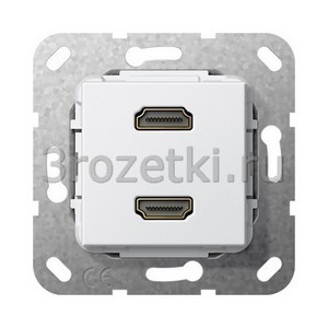 3rozetki.ru - Gira - [567103] Разъем HDMI 2 местн..