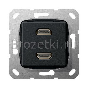 3rozetki.ru - Gira - [567110] Разъем HDMI 2 местн..